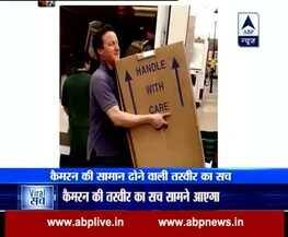 Viral Sach: Truth of David Cameron's photo carrying cardboard box 