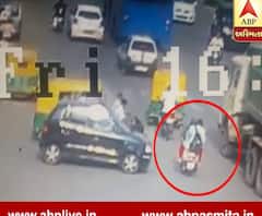 Ahmedabad Accident CCTV, Two Girl Died In Accident 