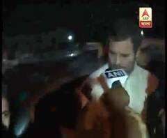 Rahul Gandhi taken away in police vehicle from Jantar Mantar