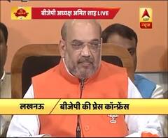 WATCH: up polls bjp president amit shah attacks on samajwadi party congress alliance