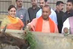 Lucknow: Yogi Adityanath visits Kanha Upvan along with Aparna and Prateek Yadav