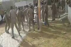 WATCH Bajrang Dal workers attack Agra police station to rescue 5