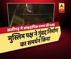 tension-in-aligarh-over-construction-of-a-pillar-in-a-mosque