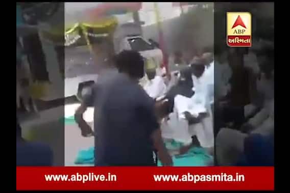 Shoe hurled at Union minister Mansukh Mandaviya in Gujarat