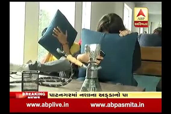 boys and girl caught in police raid on hukkabar in gandhinagar 