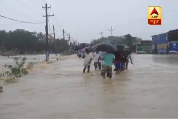  নেপালে বন্যায় জলমগ্ন জনকপুর বিমানবন্দর