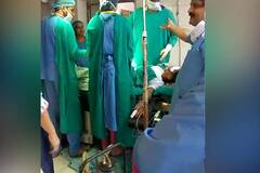 Doctors fight inside operation theatre in Umaid Hospital in Jodhpur 