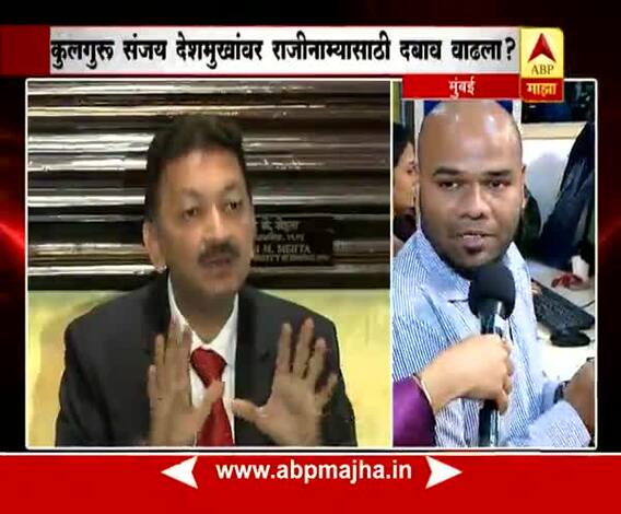 Mumbai : Governors doesn’t want Mumbai University VC Sanjay Deshmukh to resume service