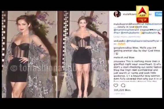Malaika Arora Khan trolled for her dress on Instagram
