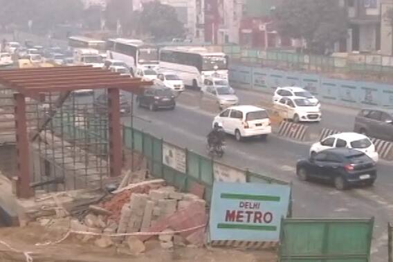 Air Pollution in Delhi: Metro construction work stopped in South ex