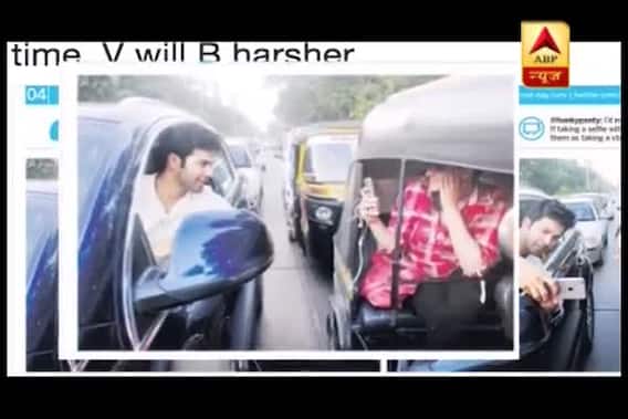 Varun Dhawan apologises to Mumbai police for clicking picture with fan amid traffic jam