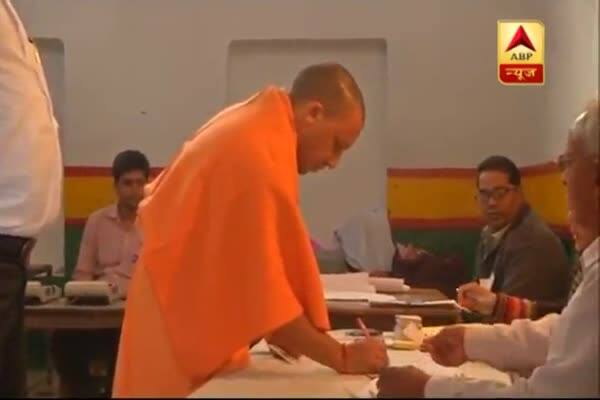 Local Body Elections: UP CM Yogi Adityanath casts his vote in Gorakhpur
