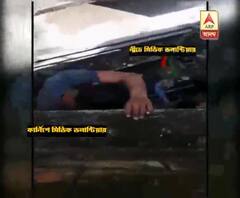 biker death due to thrashing in Madhyamgram: two civic volunteers take shelter on the edge of top floor to avoid public wrath 