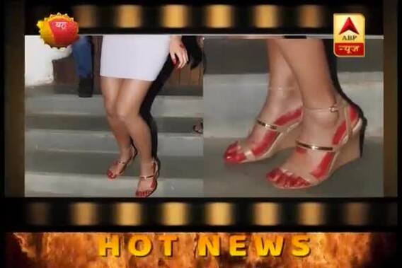 Katrina Kaif spotted with \'alta\' in hands and feet