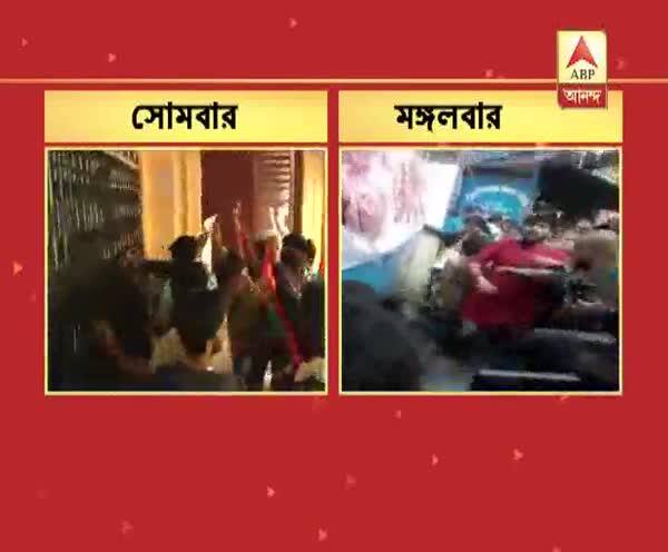  কলকাতা বিশ্ববিদ্যালয়ে তাণ্ডব ফেল করা পড়ুয়াদের, গেট ভেঙে ঢোকার চেষ্টা