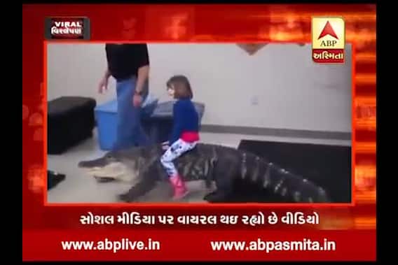 Girl Seat On Crocodile, What Is Truth Of Video, Watch Viral Vishleshan