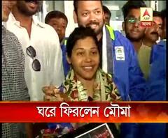 Mouma Das returns to Kolkata after winning 2 medals including gold at commonwealth games