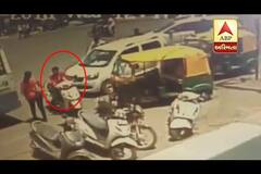 Rajkot : Girl\'s Family Beats Youth After He Call To Girl And Molest , Video Viral 