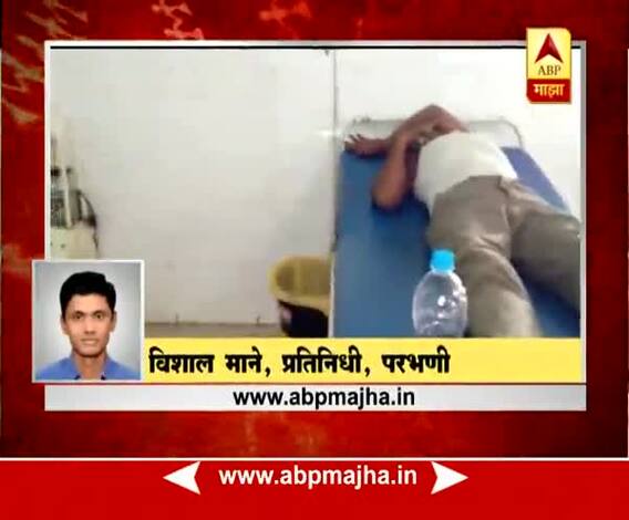 Parbhani : farmers attempt to suicide in tahasildar office