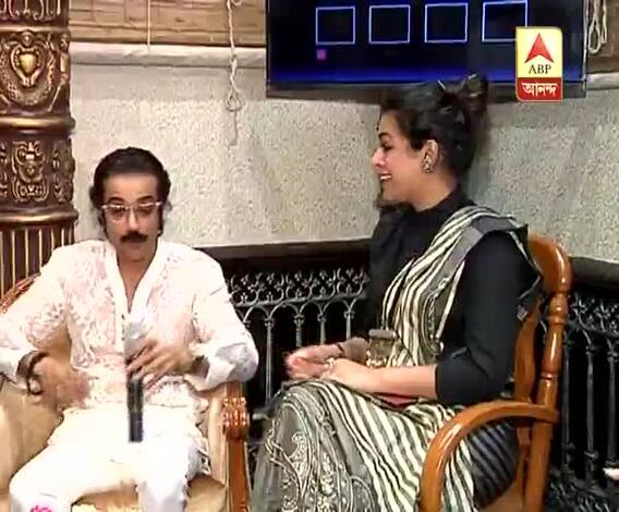Prosenjit Chatterjee went to the store of Sharbari Dutta for chat on Drishtikon