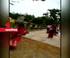 At Coochbihar Corola Chitmahal area voters are obstructed from casting vote, women voters harshly beaten