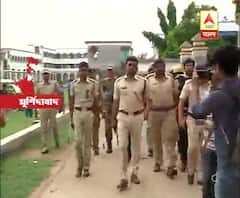 Police Route march at Murshidabad