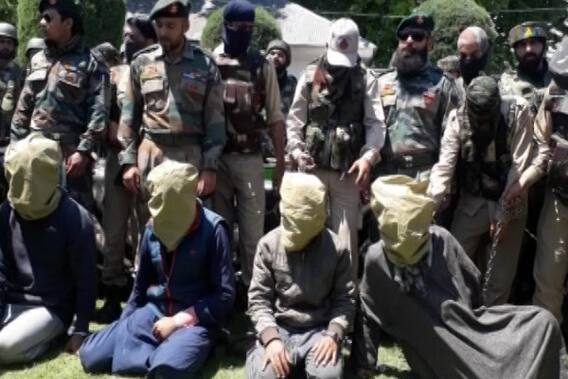 10 terrorists CAUGHT alive in Baramulla, weapons and explosives seized 