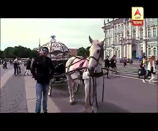  রাশিয়ার হার্মিটেজ মিউজিয়াম, বিশ্বকাপের আগে স্টেডিয়ামের বাইরে আলোকসজ্জা, সবকিছু জানতে চোখ রাখুন এবিপি আনন্দে