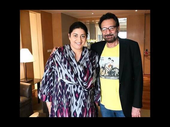 Smriti Irani Shares A Throwback Thursday Picture With Filmmaker Shekhar Kapoor