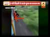 Viral Sach: Man hanging from the window of moving train was performing stunt
