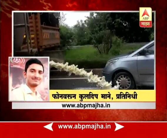 Sangli : Milk Andolan, Milk Tanker Protest