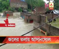 asansol water logged due to heavy downpour