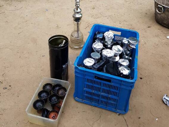 ગાંધીનગરઃ હુક્કાબારમાંથી પકડાયા 27 યુવક-યુવતીઓ, જુઓ વીડિયો