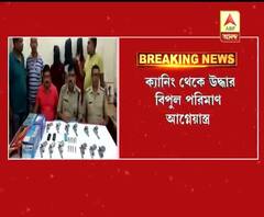 ক্যানিং থেকে উদ্ধার বিপুল পরিমাণ আগ্নেয়াস্ত্র, গ্রেফতার ৩