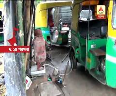 সোনারপুরে রান্নার গ্যাসের সিলিন্ডার থেকে গ্যাস বের অটোচালকদের বিক্রির অবৈধ কারবার