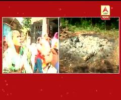 অশান্ত আমডাঙা:তৃণমূলরা গুন্ডা পাঠিয়েছে, বোমা মেরেছে, অভিযোগ এলাকার স্থানীয় সিপিএম কর্মীরা