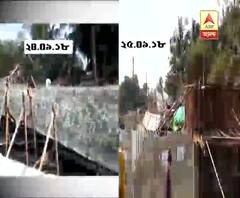 কাকদ্বীপে সেতু-বিপর্যয়: টিন দিয়ে ঢাকা দুর্ঘটনাস্থল, সাইন বোর্ডে লেখা, বিনা অনুমতিতে প্রবেশ নিষেধ