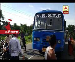 ইসলামপুরে বিজেপির ডাকে চলছে ১২ ঘণ্টার ধর্মঘট, দুটি সরকারি বাসে ভাঙচুর, চলছে পিকেটিং