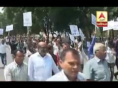 કોંગ્રેસના કાર્યકરોએ વિધાનસભાને ઘેરવા શરૂ કરી કૂચ, જુઓ વીડિયો