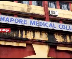 মেদিনীপুর মেডিক্যাল কলেজে অগ্নিকাণ্ড মোকাবিলার মহড়া