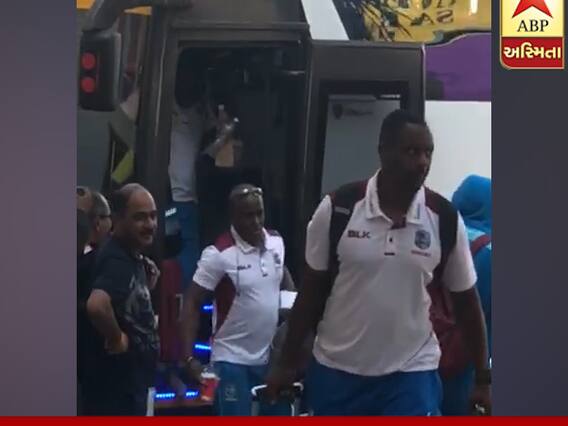 વેસ્ટ ઈન્ડિઝ ક્રિકેટની ટીમ ક્યાં-ક્યાં ખેલાડીઓ રાજકોટ પહોંચ્યા? જુઓ વીડિયો