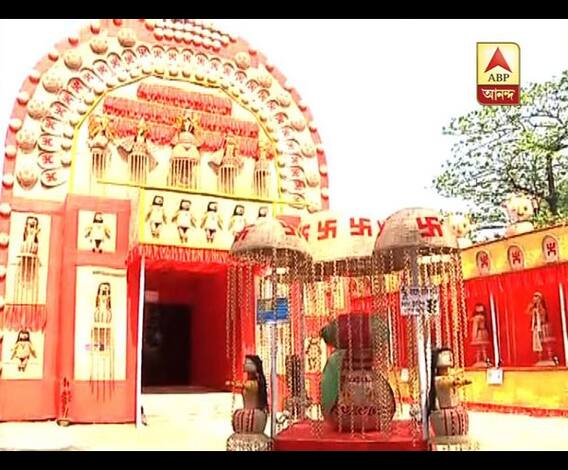 শারদ আনন্দ: আলিপুরদুয়ারের বাবুপাড়া সর্বজনীন, থিম সেকাল এবং একাল