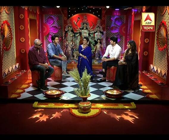 এবিপি আনন্দের সঙ্গে পুজোর আড্ডায় যীশু, শ্রীনন্দা, অঞ্জন এবং অনির্বান 