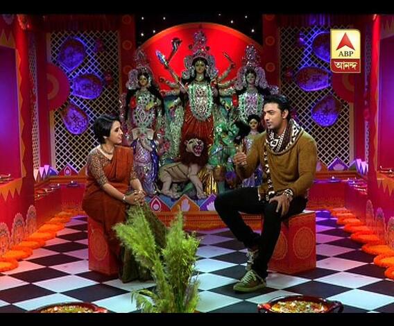 এবিপি আনন্দে পুজোর আড্ডায় মেতেছেন অভিনেতা দেব