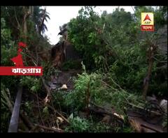 তিতলির প্রভাবে ক্ষতিগ্রস্ত ঝাড়গ্রামের ৩-৪টি গ্রাম