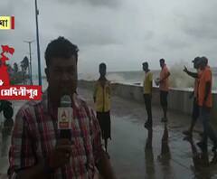 তিতলির প্রভাবে দিঘায় রাতভর বৃষ্টি, উত্তাল সমুদ্র