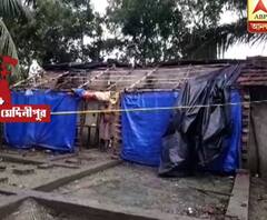 তিতলির প্রভাবে পূর্ব মেদিনীপুরের নন্দীগ্রামে ঝড়ের তাণ্ডব