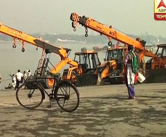 গঙ্গার বিভিন্ন ঘাটে আজও হবে প্রতিমা নিরঞ্জন