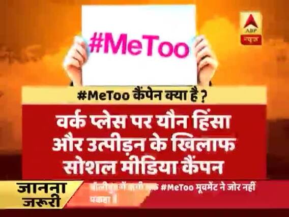 #MeToo मुहिम से जुड़ी कुछ जरूरी बातें, जानें सिर्फ 30 सेकेंड में | ABP News Hindi
