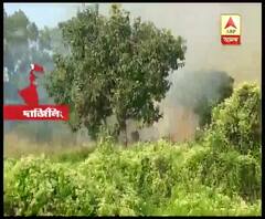 নিউ জলপাইগুড়ি স্টেশন সংলগ্ন এলাকায় রেলের জমিতে ঝোপের মধ্যে বিধ্বংসী আগুন